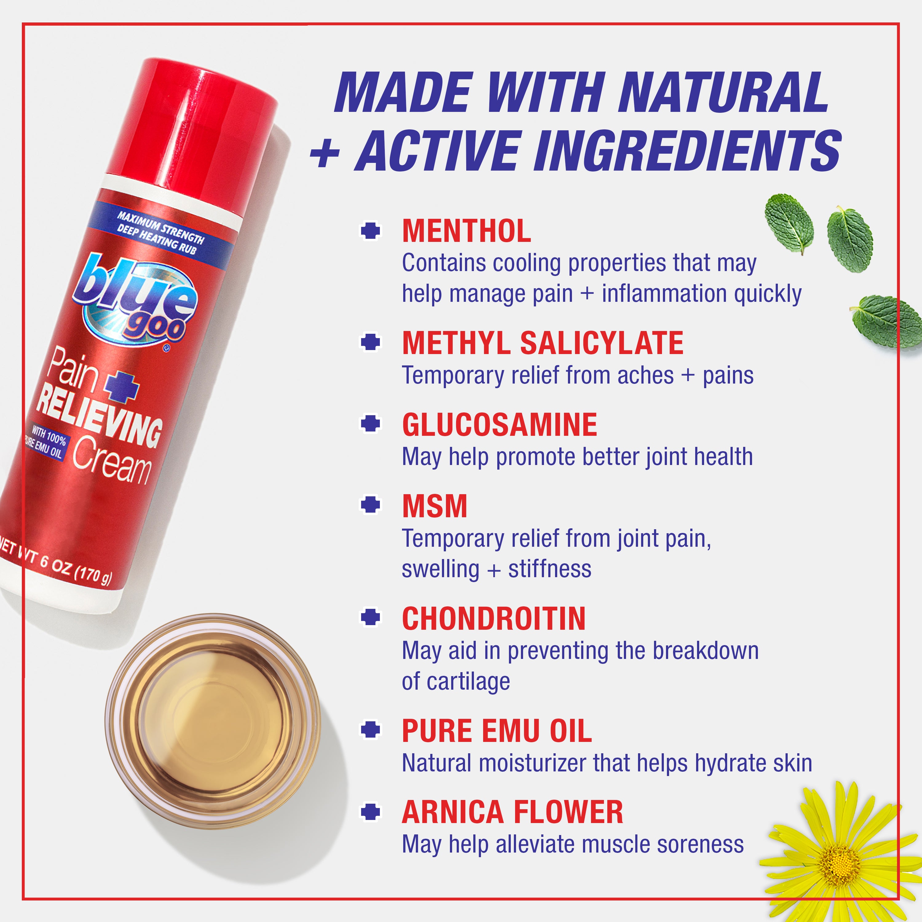 Pain Relieving Cream (6 oz.)