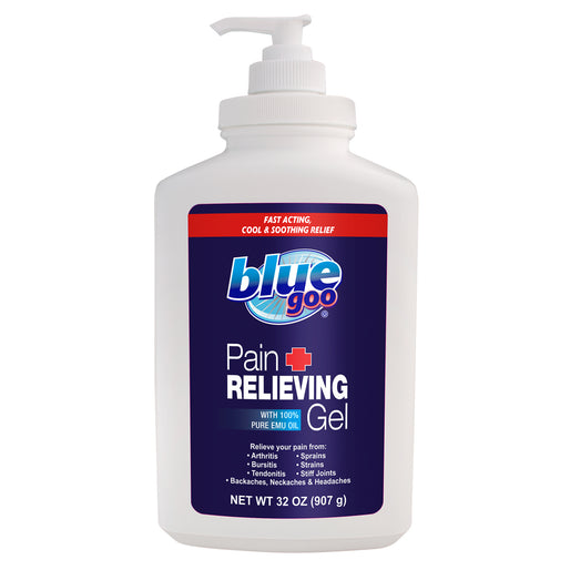 Blue Goo Pain Relieving GEL 4 Oz Fast Acting Cooling and Soothing Relief C2  for sale online