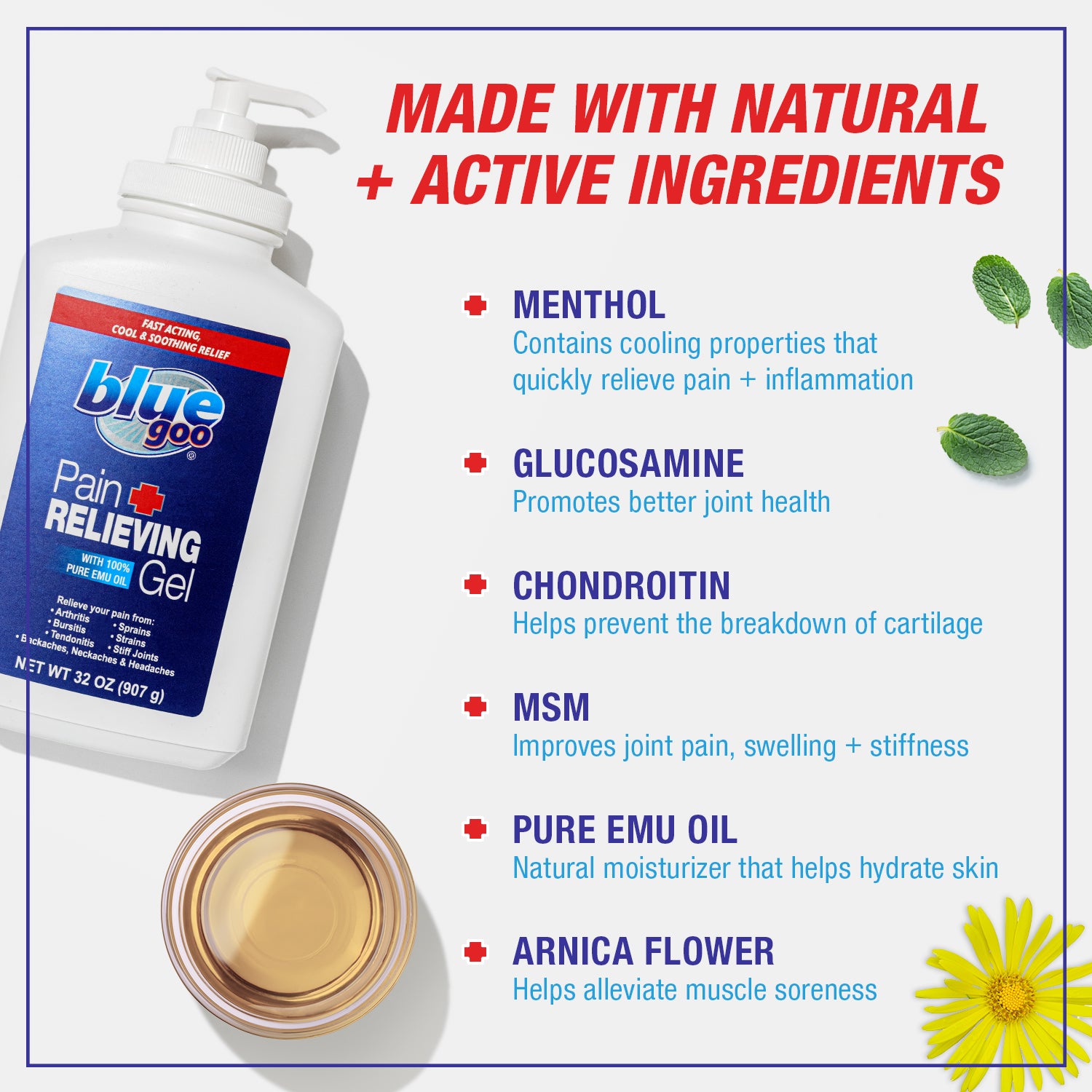Pain Relieving Gel (32 oz.)