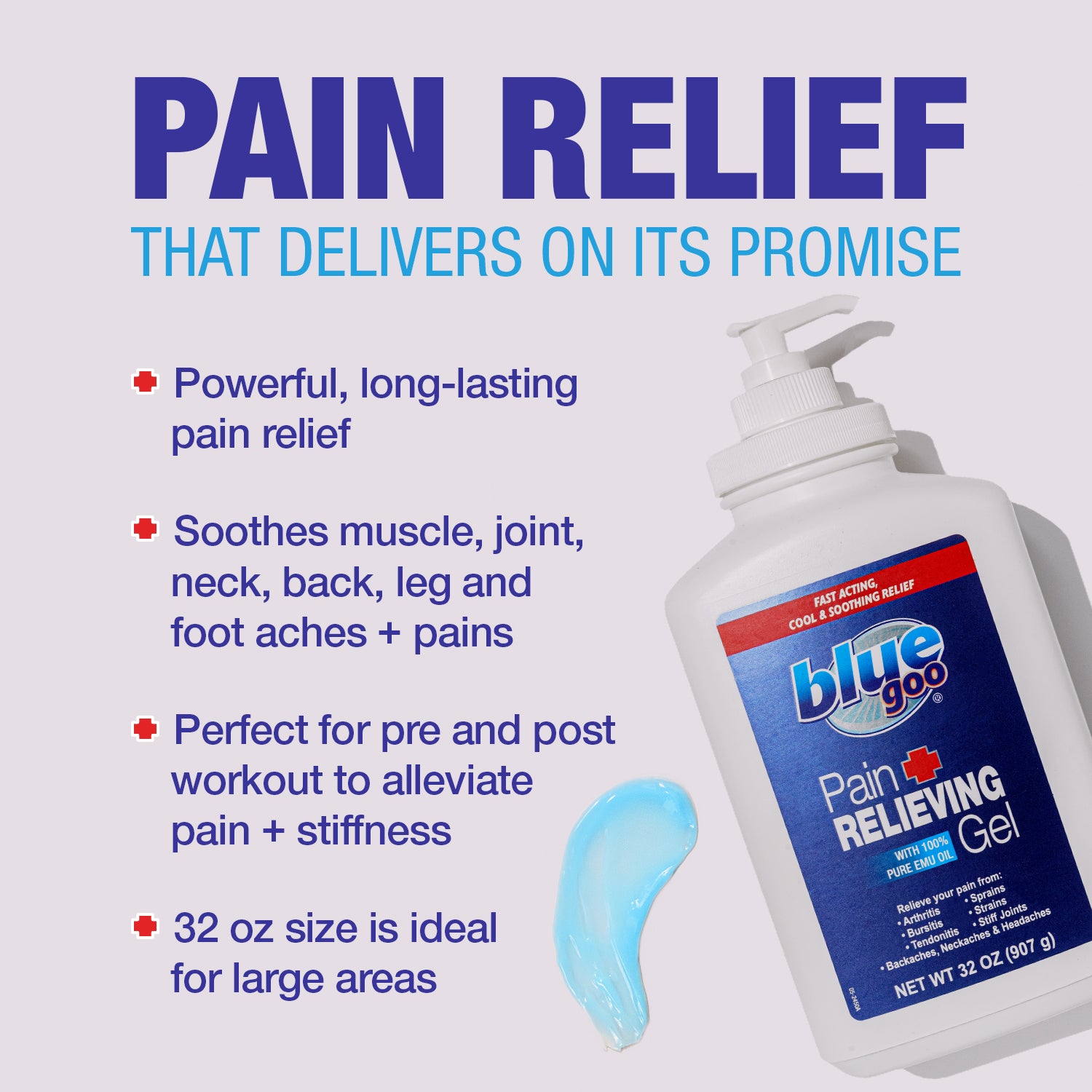 Pain Relieving Gel (32 oz.)