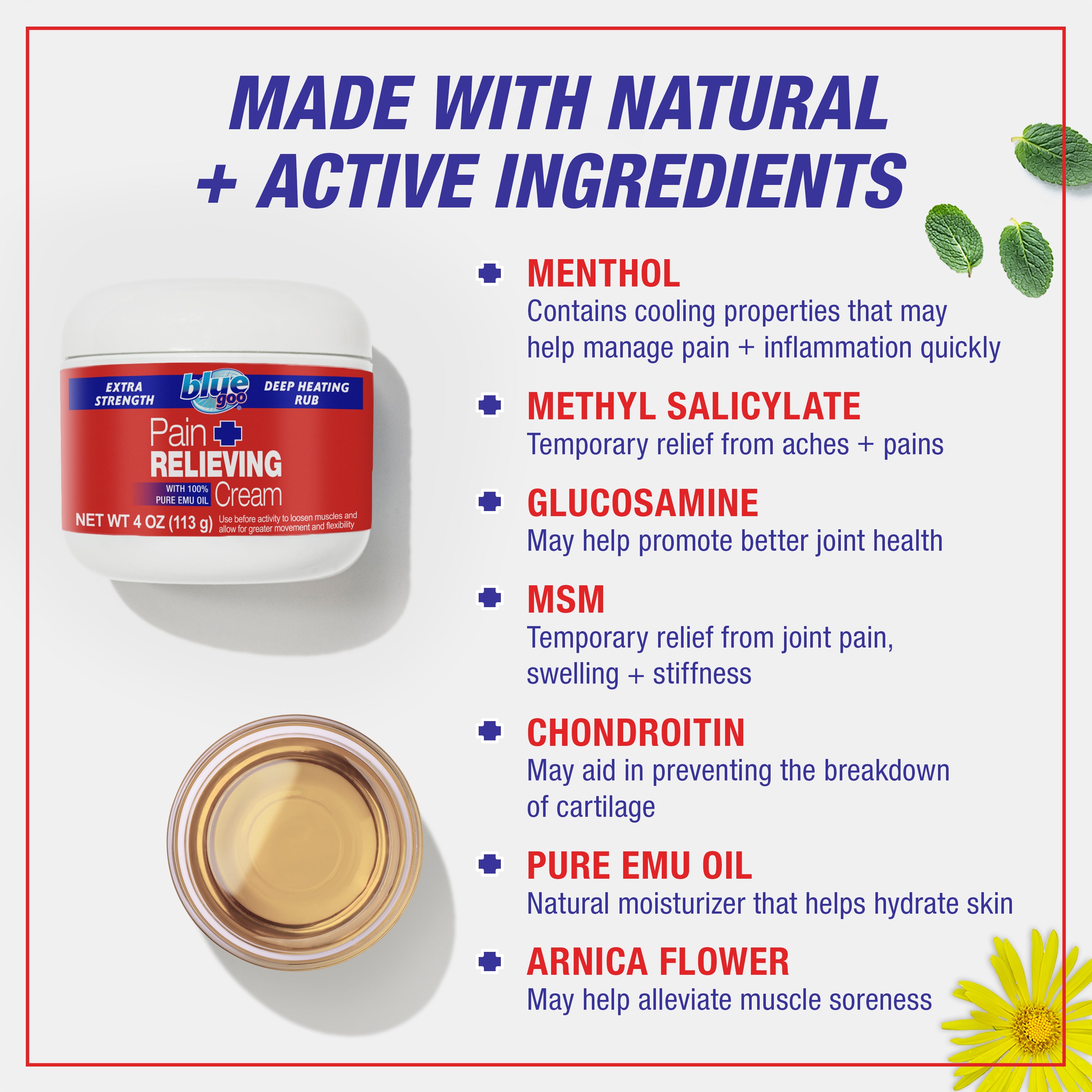 Pain Relieving Cream (4 oz.)