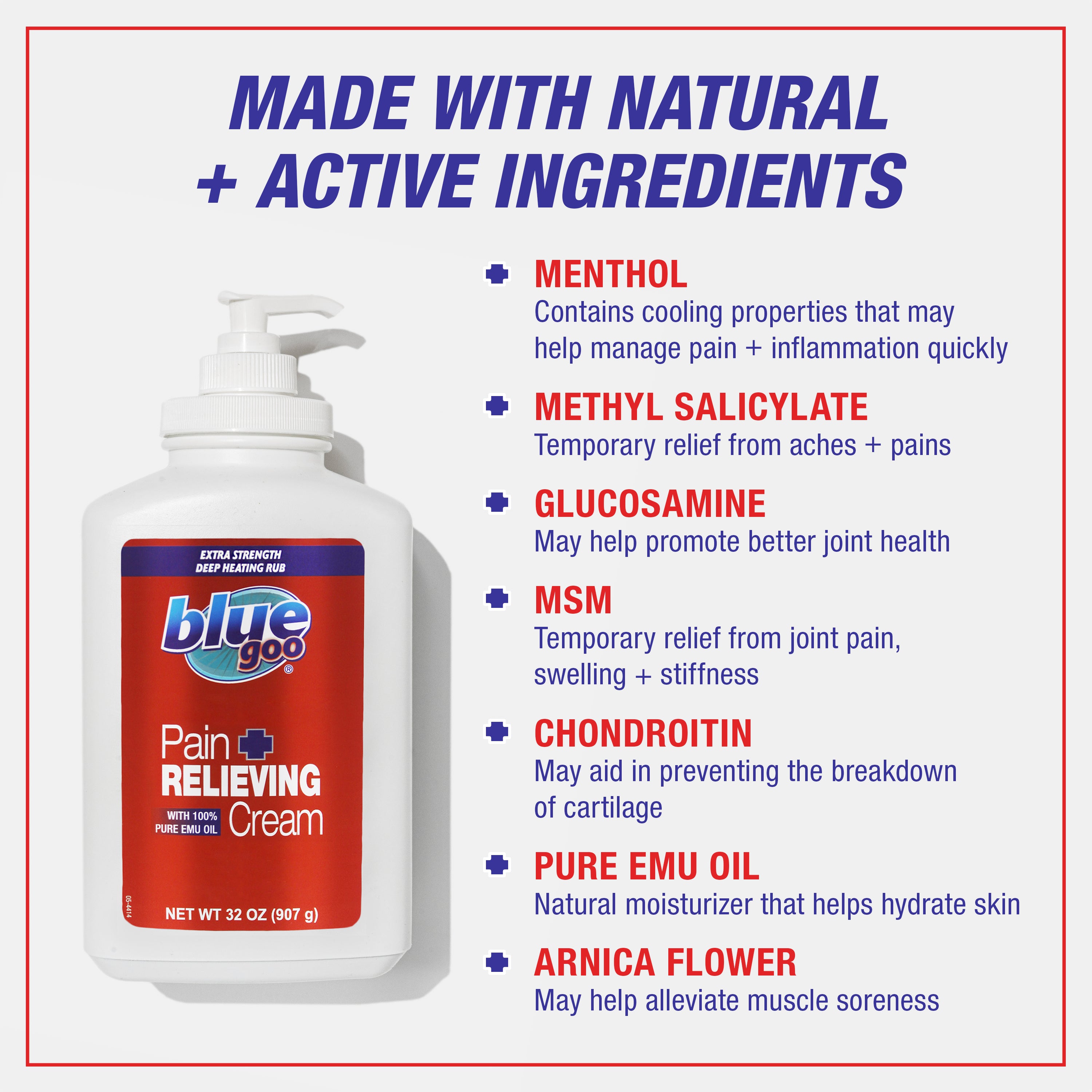 Pain Relieving Cream (32 oz.)