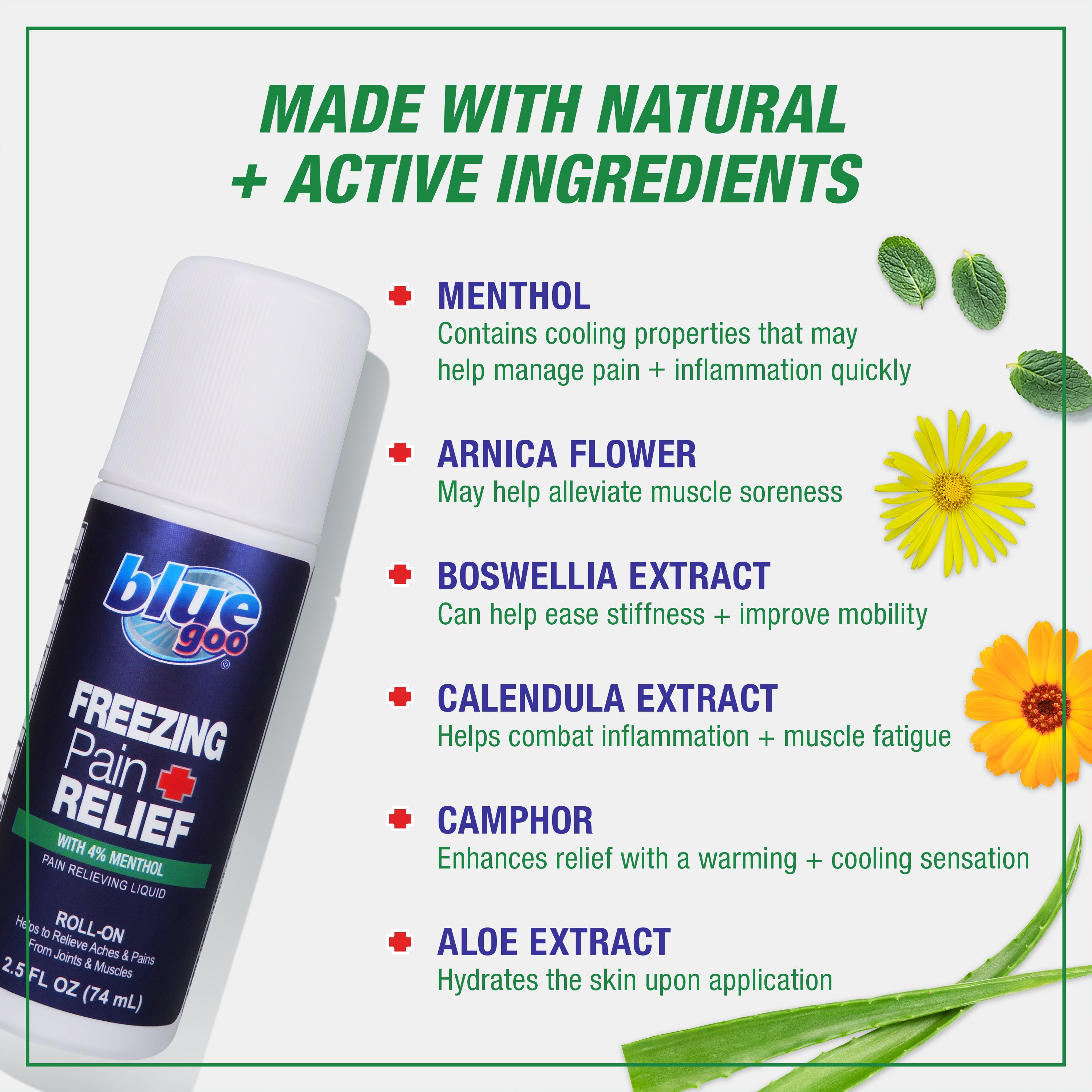 Freezing Pain Relief Roll-On <p>(2.5 fl. oz.)