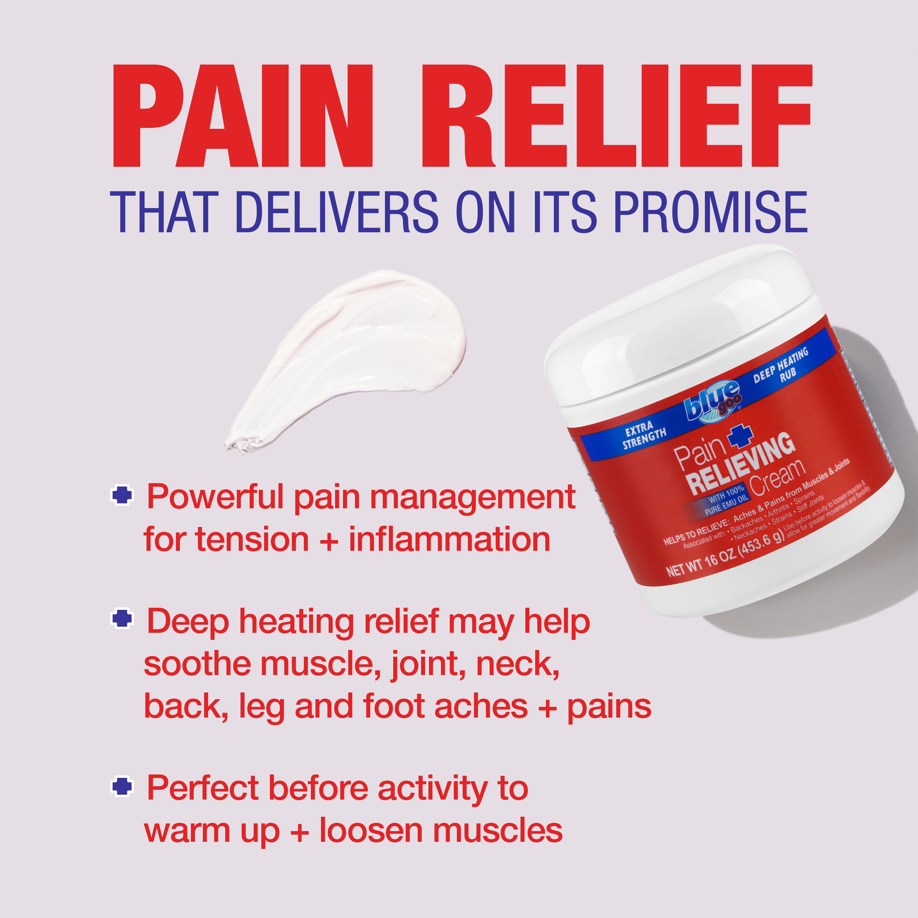 Pain Relieving Cream (16 oz.)