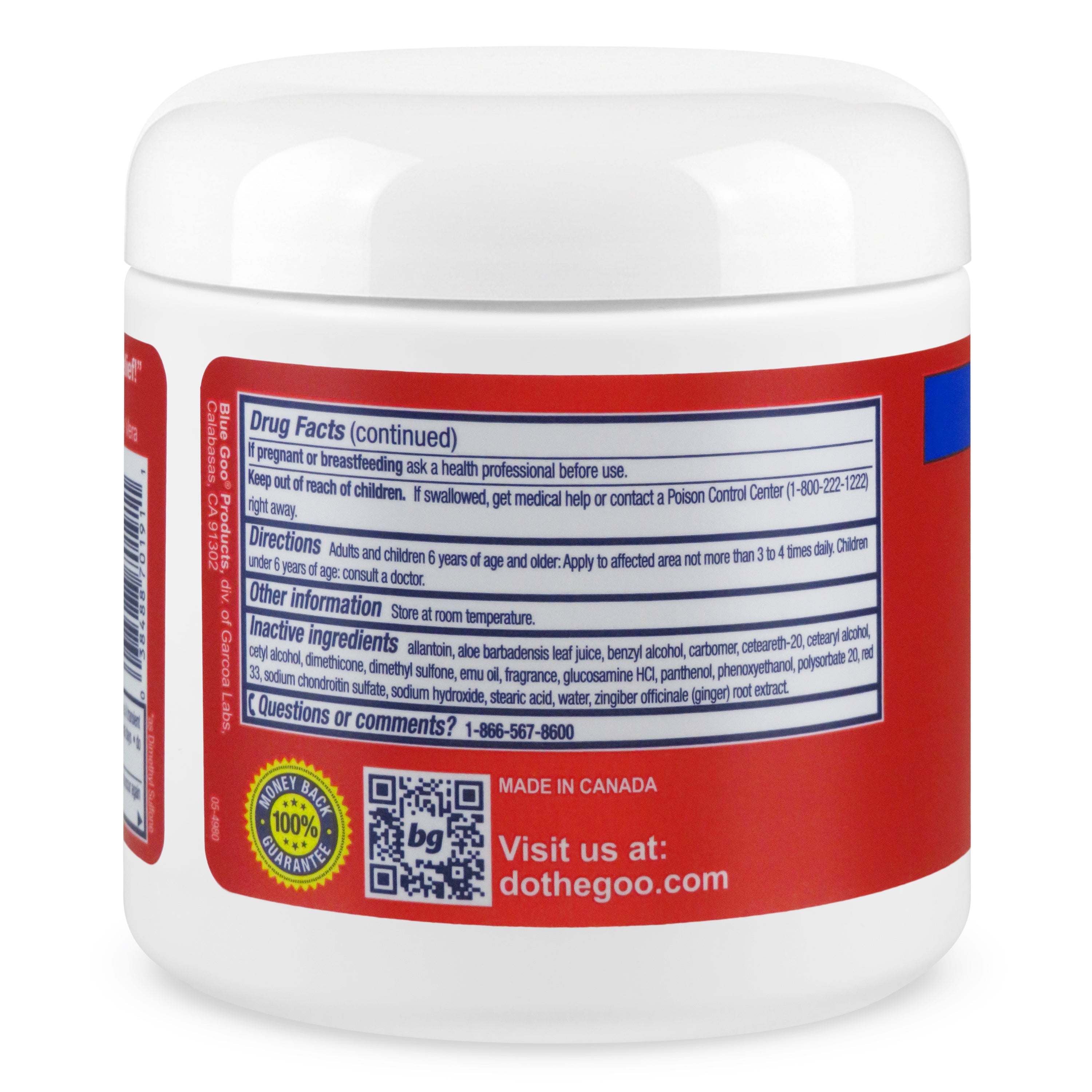 Pain Relieving Cream (16 oz.)