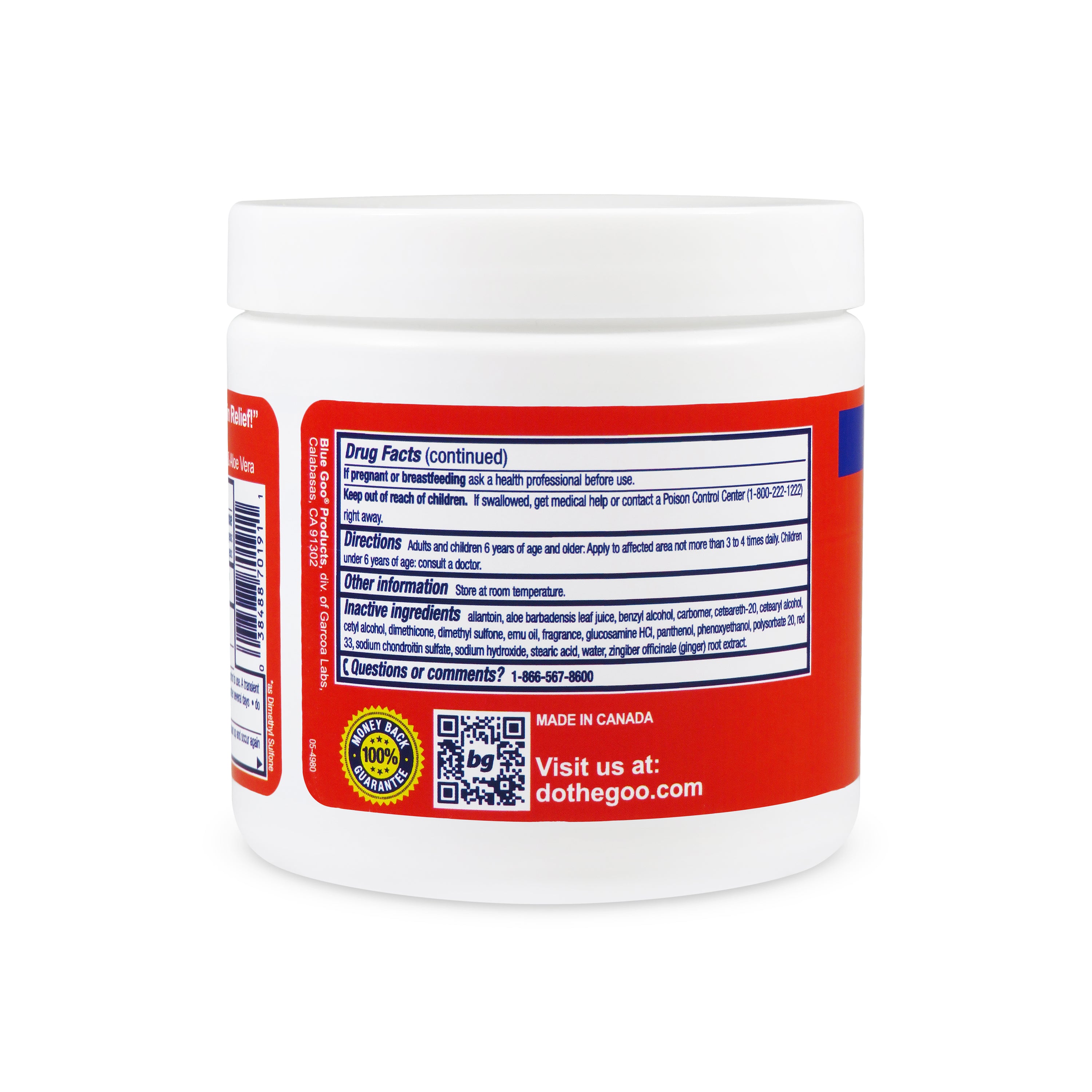 Pain Relieving Cream (16 oz.)